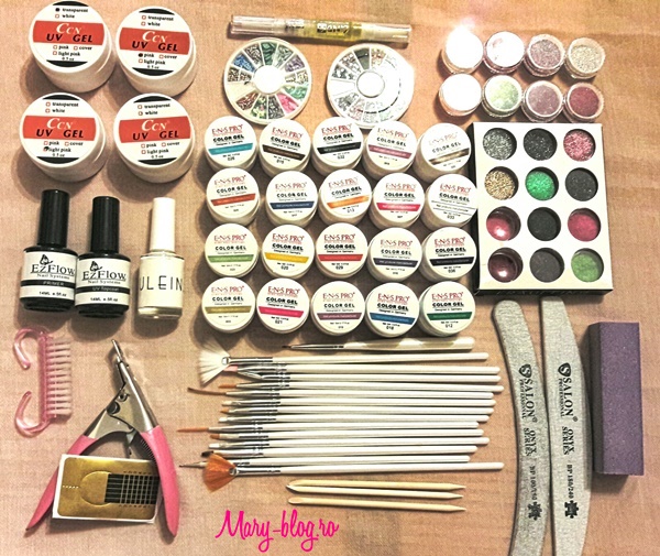 kit unghii cu gel